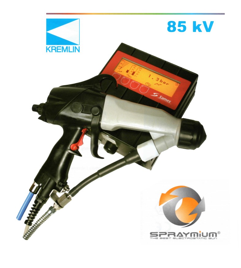 Pistolet do malowania, pistolet do lakierowania elektrostatyczny Sames, Sames Kremlin Spraymium 85kV Pistolet do malowania, pistolet do lakierowania elektrostatyczny Sames, Sames Kremlin Spraymium 85kV